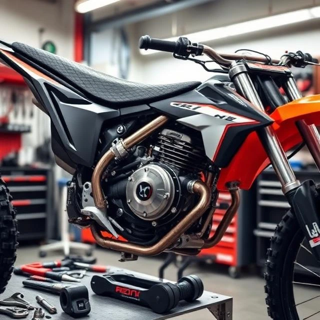 بازسازی موتور کراس در تهران جنت آباد