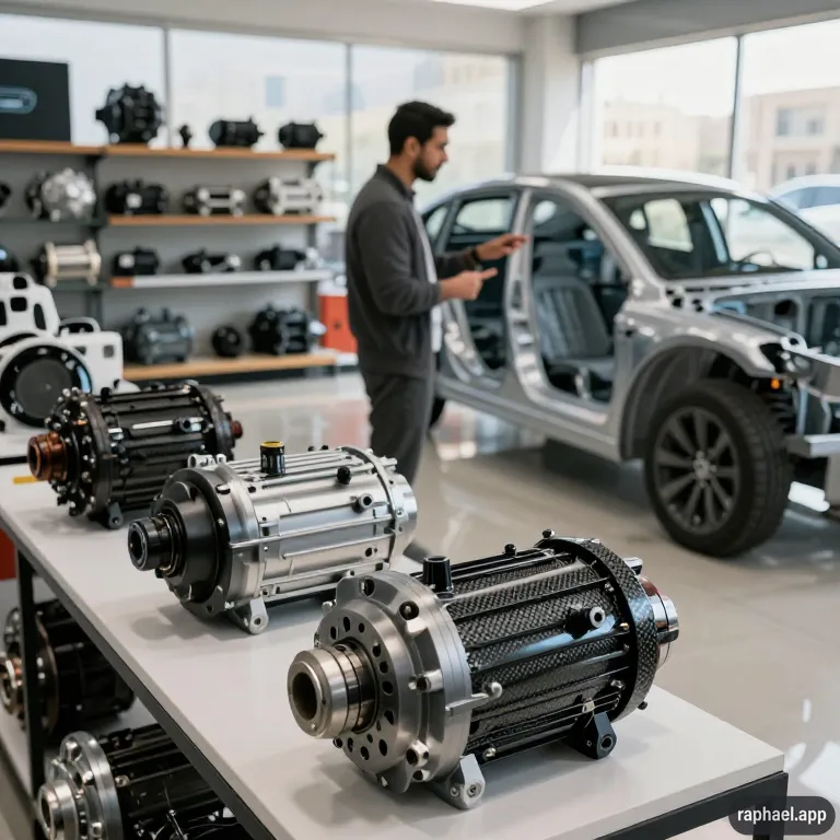 تامین و فروش قطعات موتور خودروهای برقی در تهران شیان