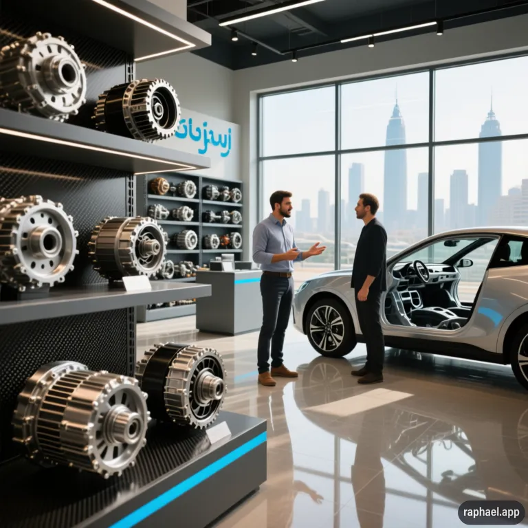 تامین و فروش قطعات موتور خودروهای برقی در تهران گلشن