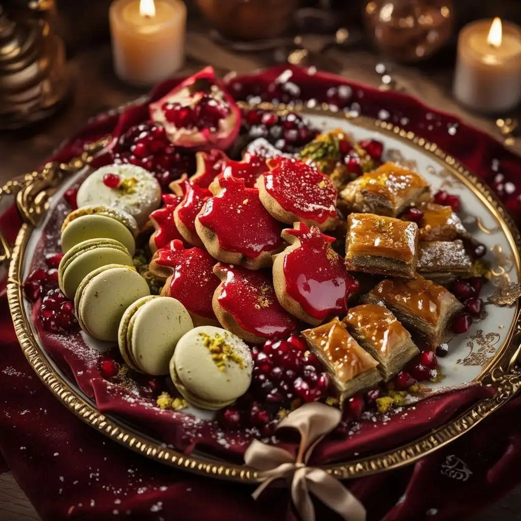 تزیین و خرید شیرینی شب یلدا برای عروس