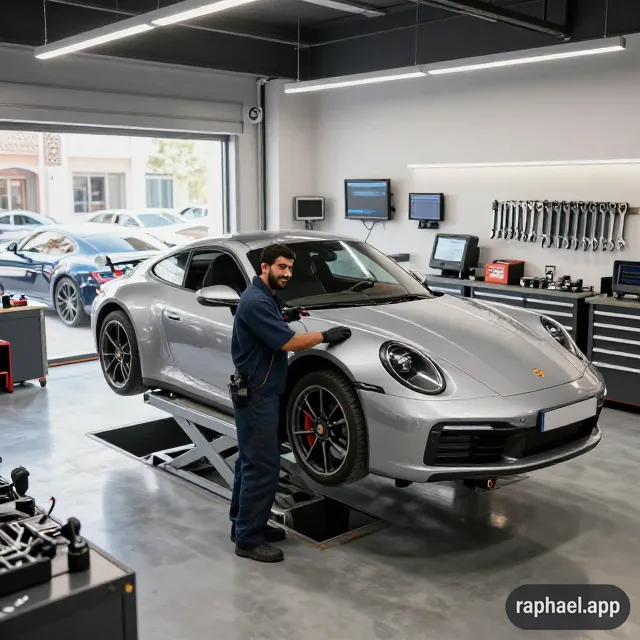 تعمیرگاه تخصصی پورشه در زنجان