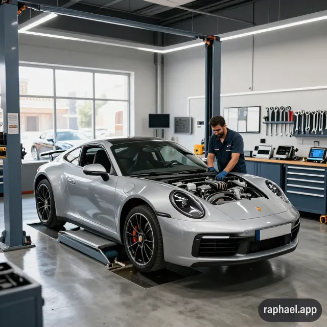 تعمیرگاه تخصصی پورشه در کرمانشاه