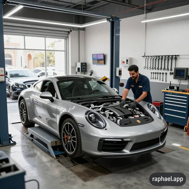 تعمیرگاه تخصصی پورشه در کرمانشاه