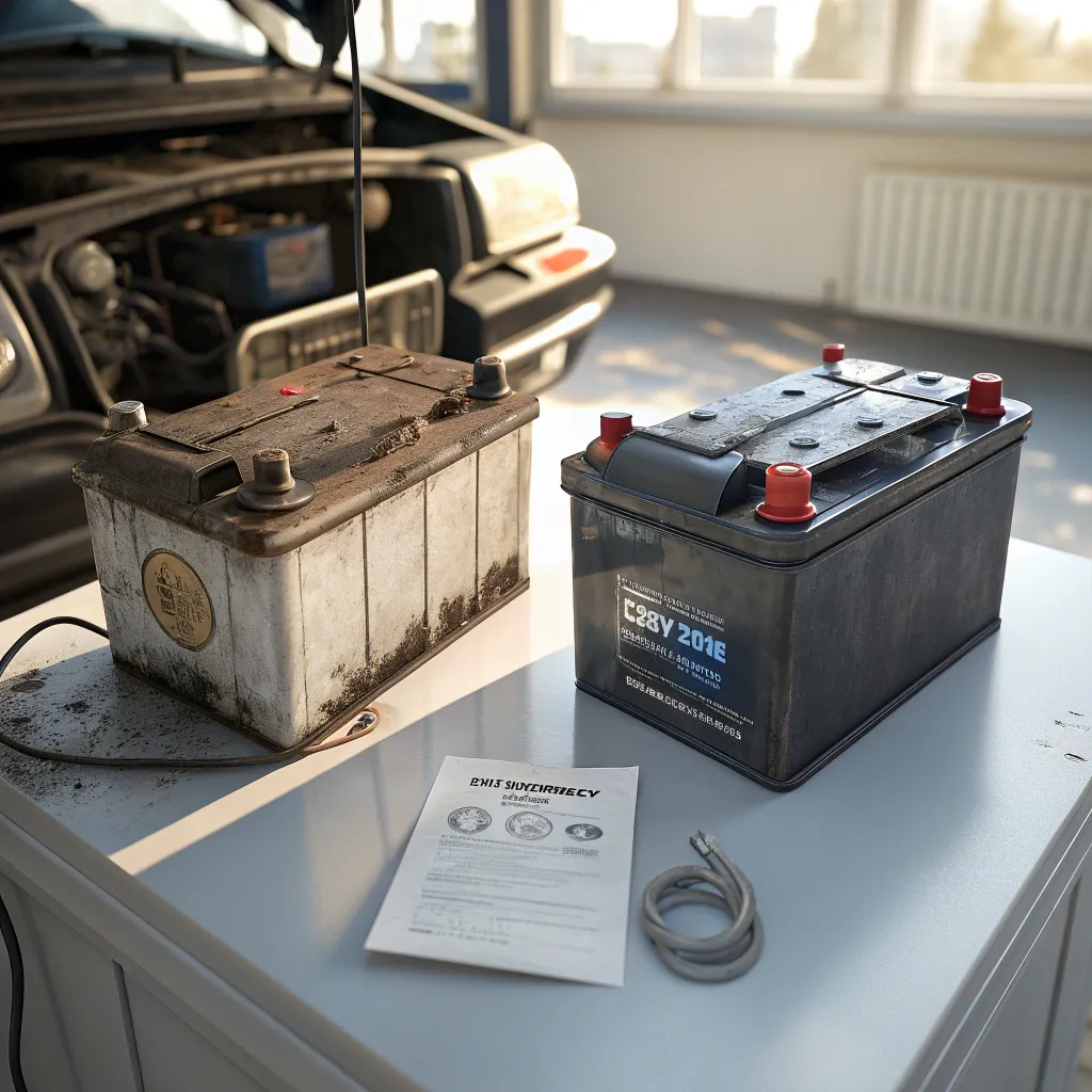 تعویض باتری ماشین با گارانتی کتبی در تهران آزادی