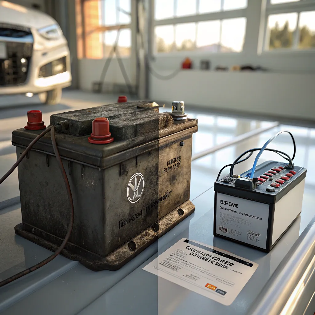 تعویض باتری ماشین با گارانتی کتبی در تهران آزادی