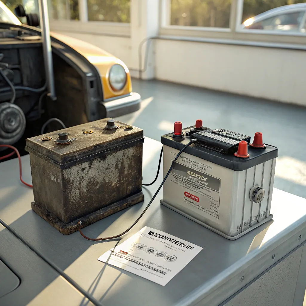 تعویض باتری ماشین با گارانتی کتبی در تهران جنت آباد