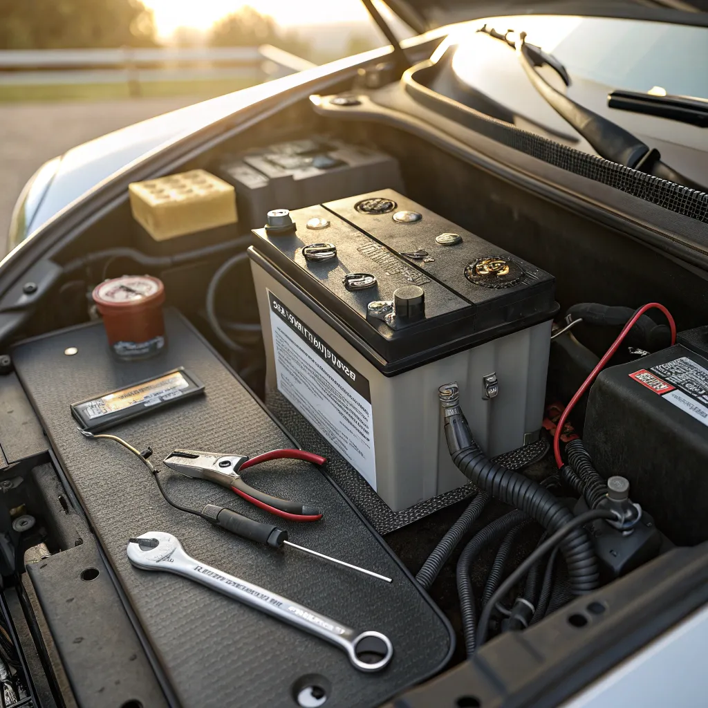 تعویض باتری ماشین با گارانتی کتبی در تهران مجیدیه