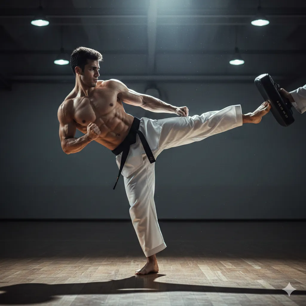 تمرین برای نفس کم نیاوردن در تکواندو