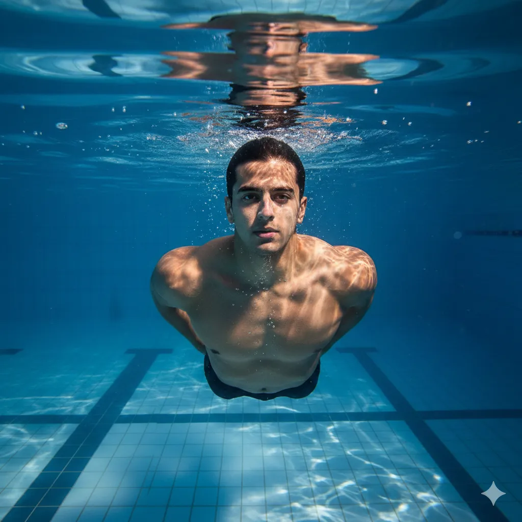 تمرین برای نفس کم نیاوردن در شنا