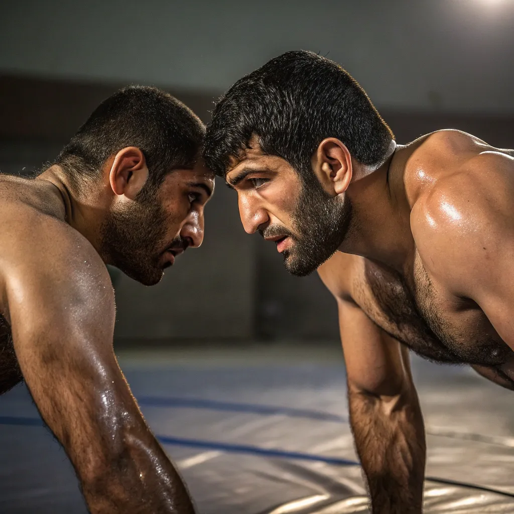 تمرین برای نفس کم نیاوردن در کشتی