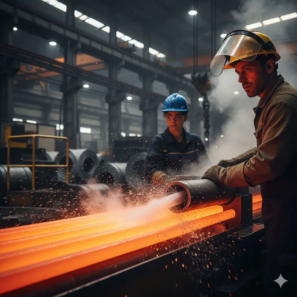 تولید میلگرد به روش ترمکس