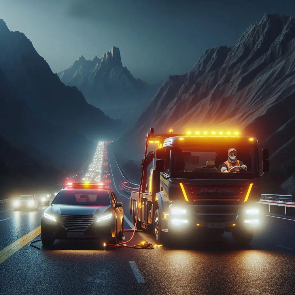 خدمات امداد خودرو جاده ای شبانه روزی در سنندج