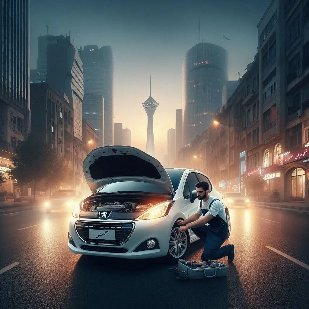 خدمات امداد خودرو پژو در تهران گیشا