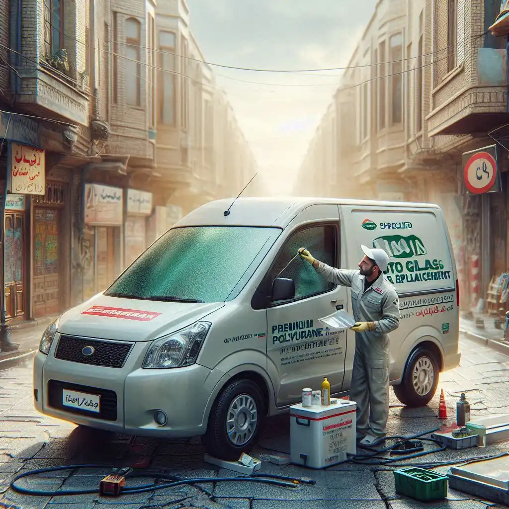 خدمات ترمیم و تعویض شیشه خودرو در تهران حکیمیه