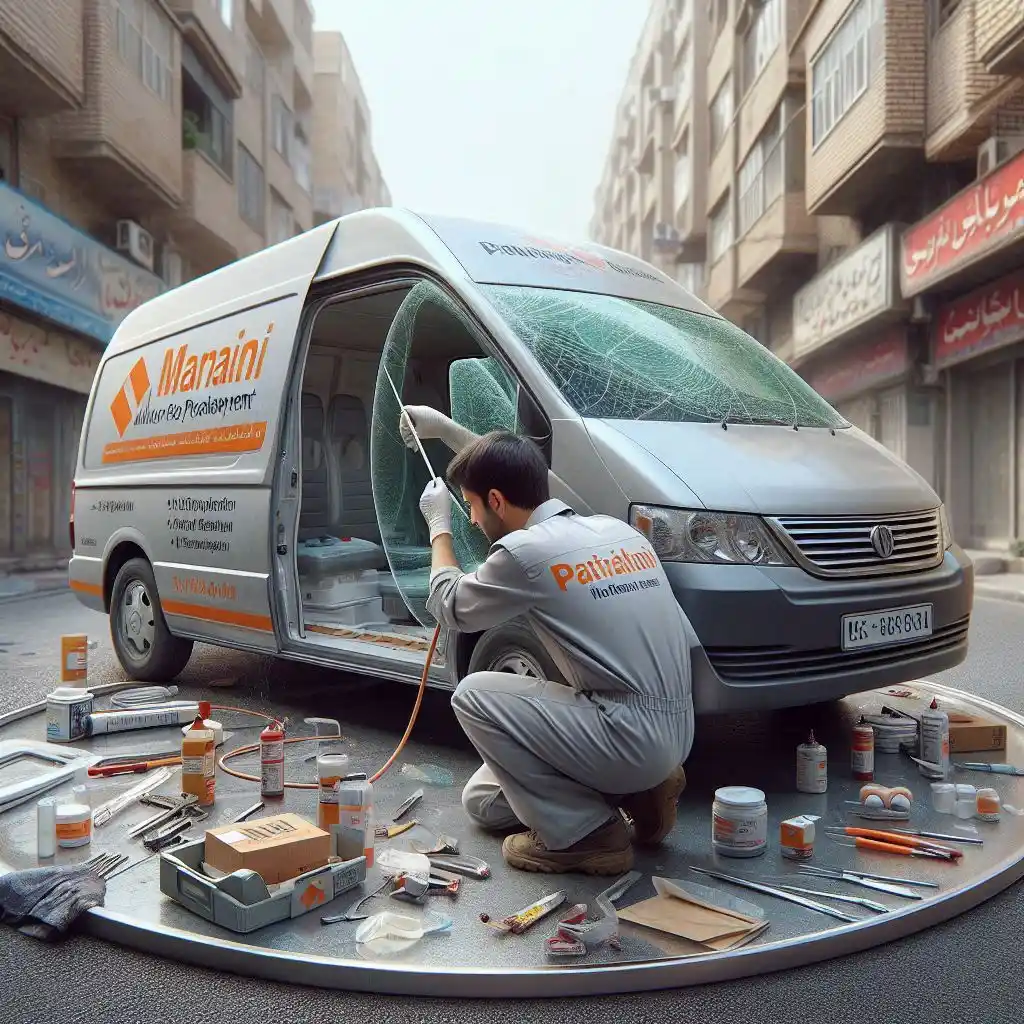 خدمات ترمیم و تعویض شیشه خودرو در تهران نارمک