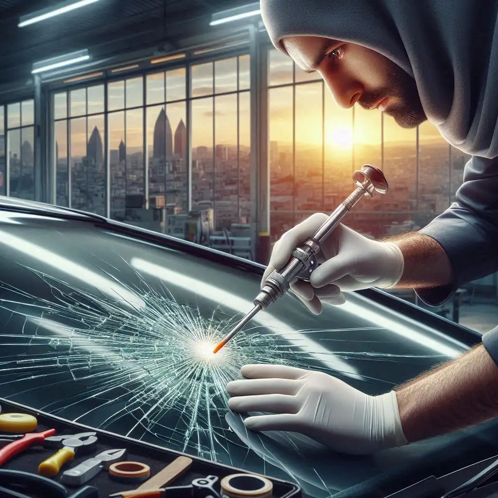 خدمات ترمیم و تعویض شیشه خودرو در تهران نیاوران