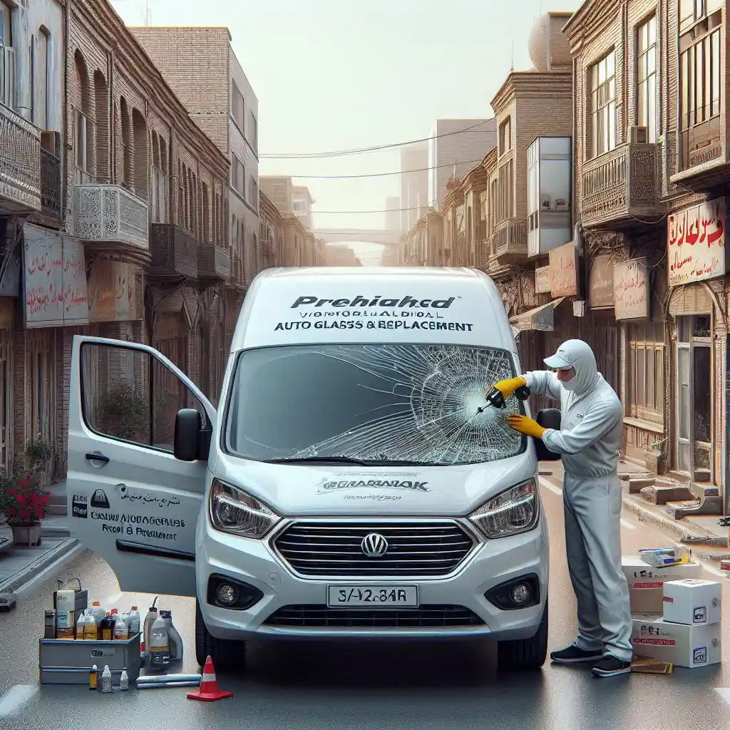 خدمات ترمیم و تعویض شیشه خودرو در تهران پیروزی