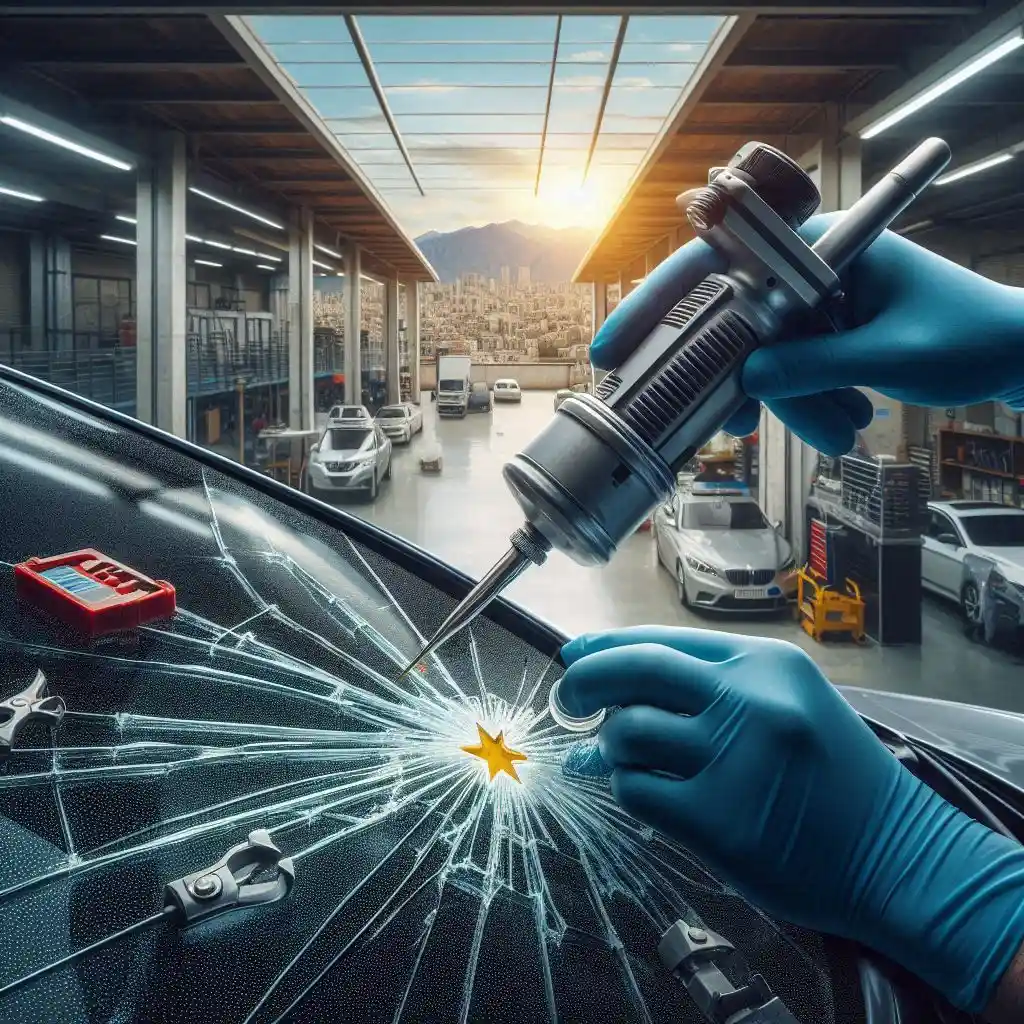 خدمات ترمیم و تعویض شیشه خودرو در تهران کامرانیه