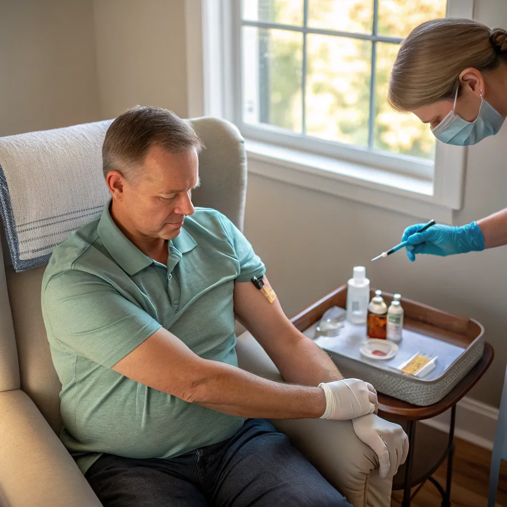 خدمات تزریق عضلانی در منزل در کرج جهانشهر