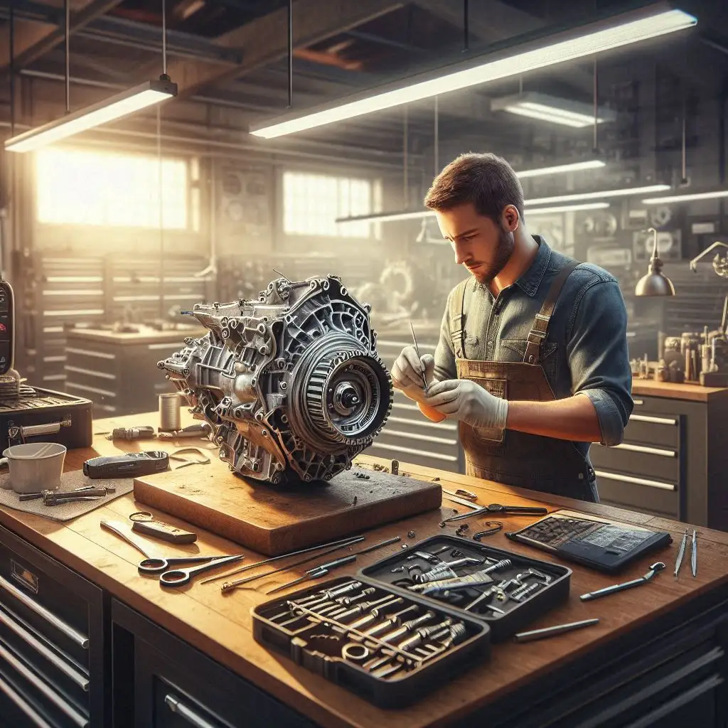 خدمات تعمیر گیربکس 206 تیپ 2 معمولی در تهران زعفرانیه