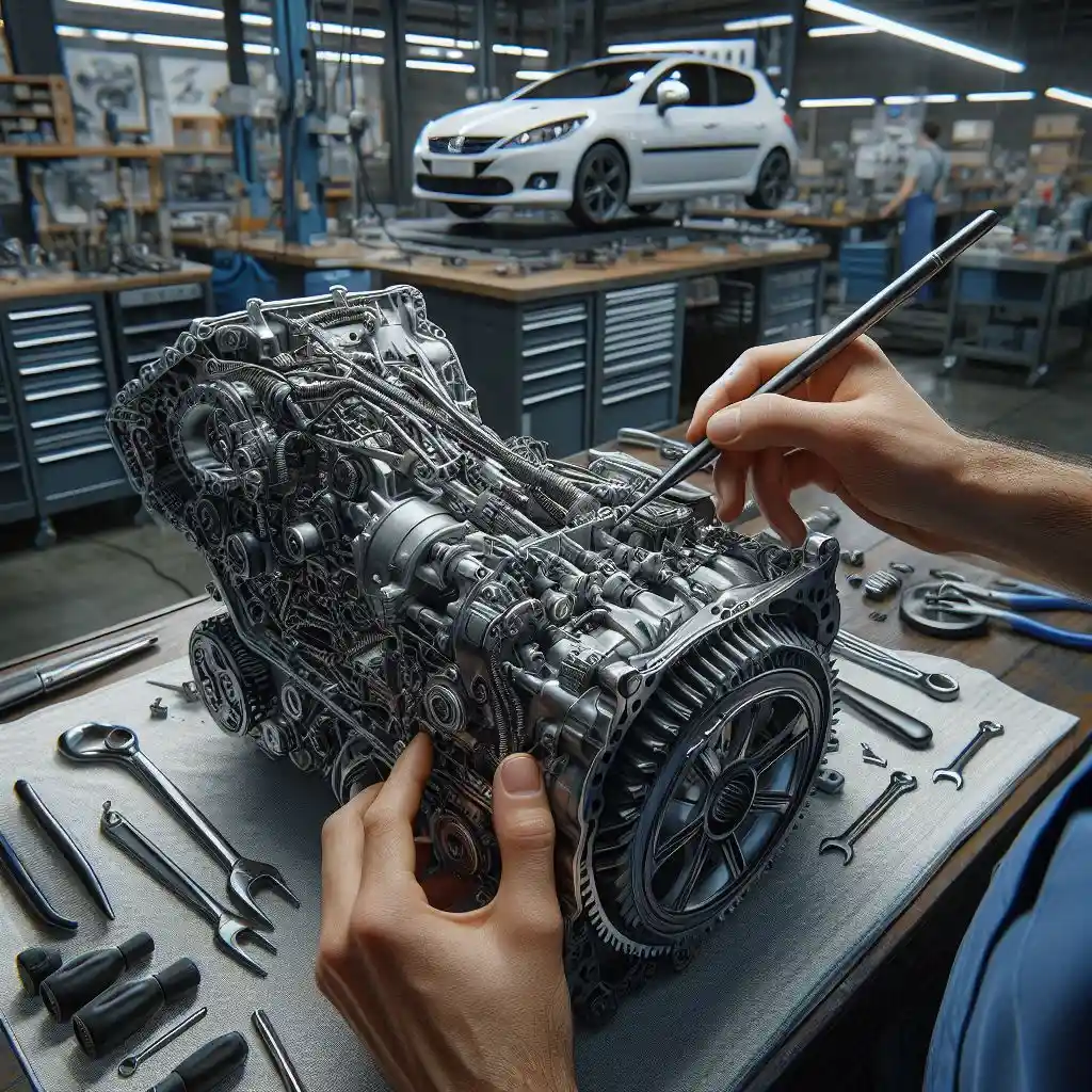 خدمات تعمیر گیربکس پژو 206 در تهران اکباتان