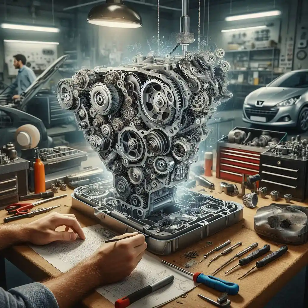 خدمات تعمیر گیربکس پژو 206 در تهران صادقیه