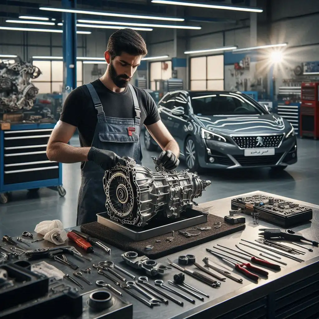 خدمات تعمیر گیربکس پژو در تهران نارمک