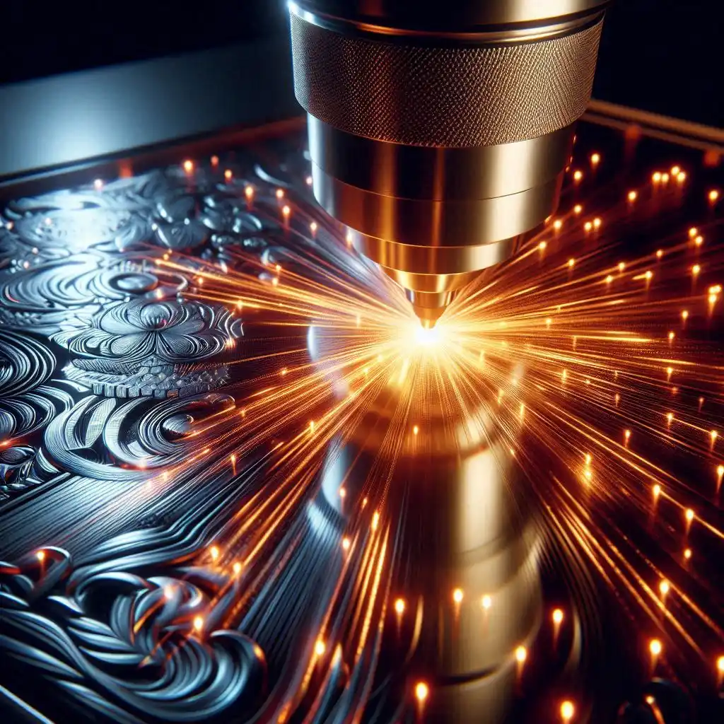 خدمات حکاکی لیزری فایبر روی استیل در اصفهان