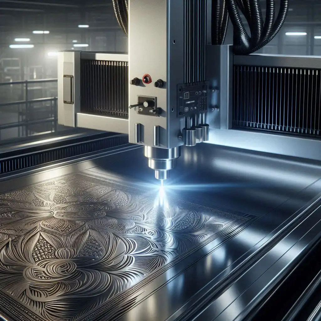 خدمات حکاکی لیزری فایبر روی استیل در کرج جهانشهر