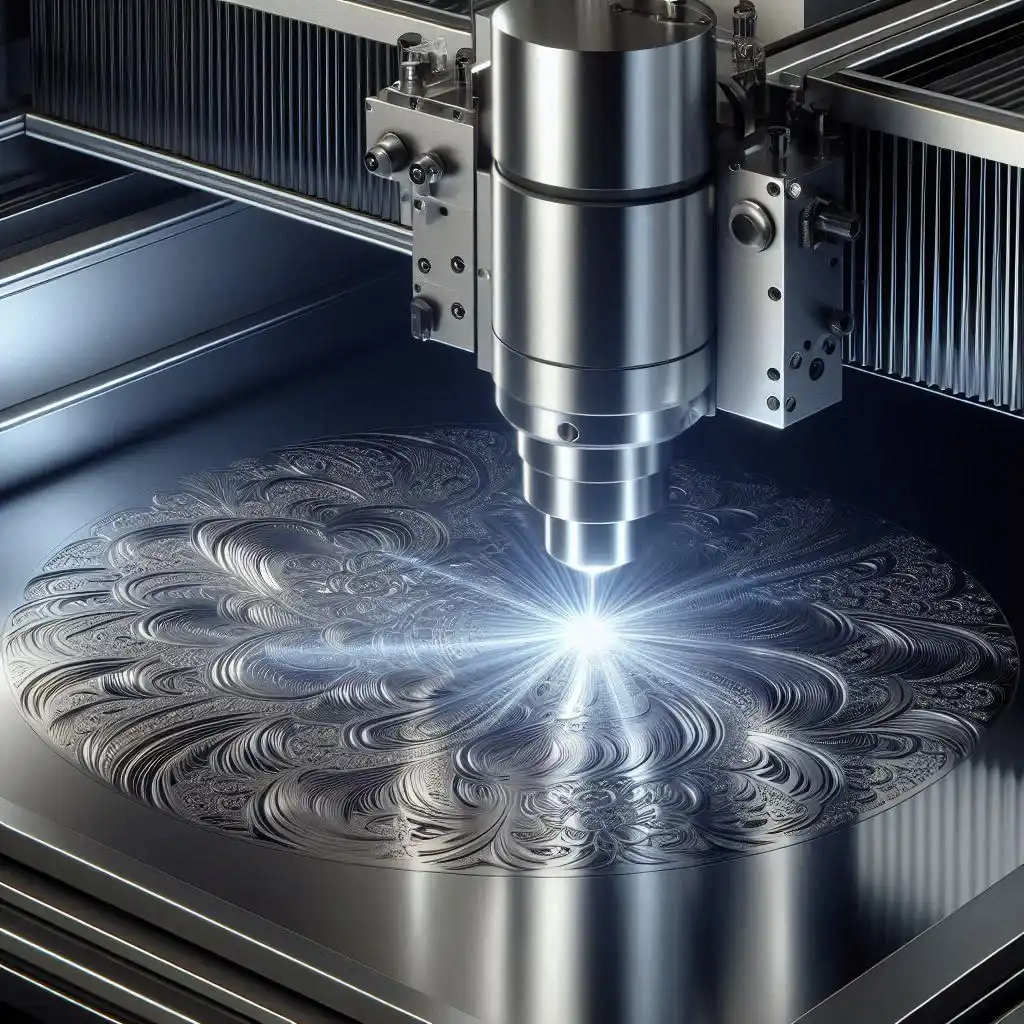 خدمات حکاکی لیزری فایبر روی استیل در کرج عظیمیه