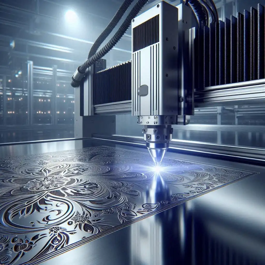 خدمات حکاکی لیزری فایبر روی استیل در کرج مهرشهر