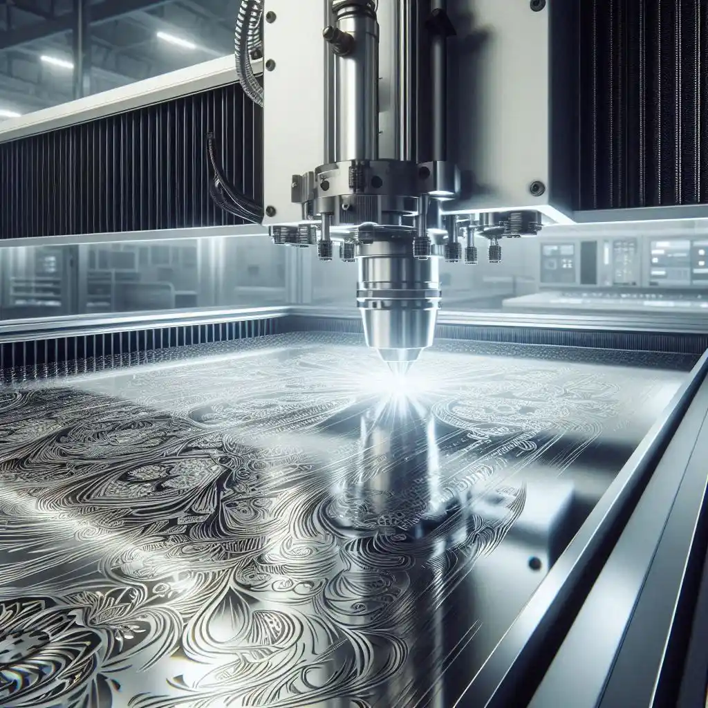 خدمات حکاکی لیزری فایبر روی استیل در کرج مهرشهر