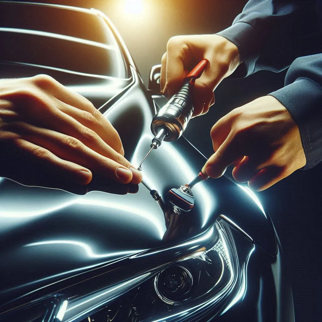 خدمات صافکاری بدون رنگ در قزوین