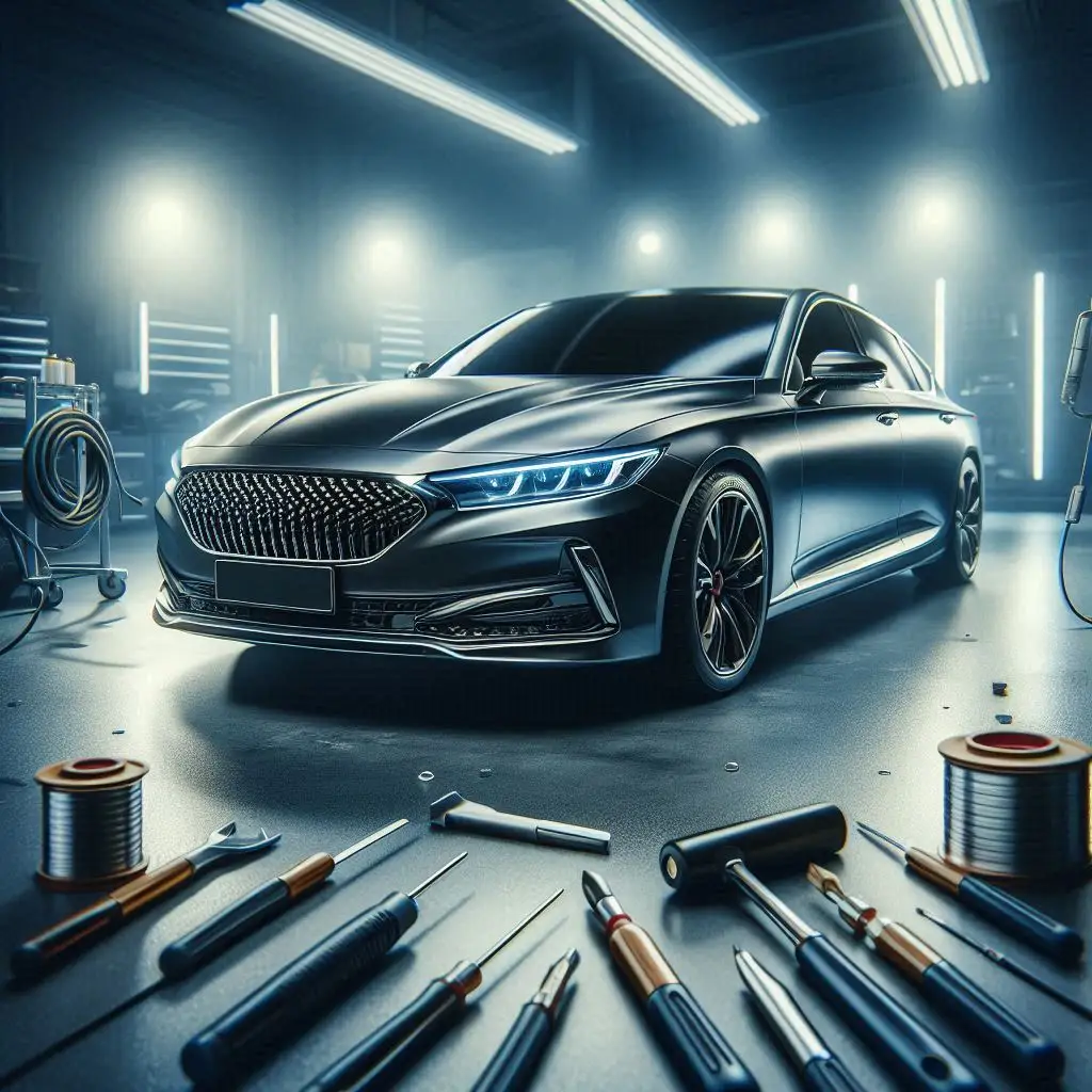 خدمات صافکاری بدون رنگ ماشین چینی در کرج