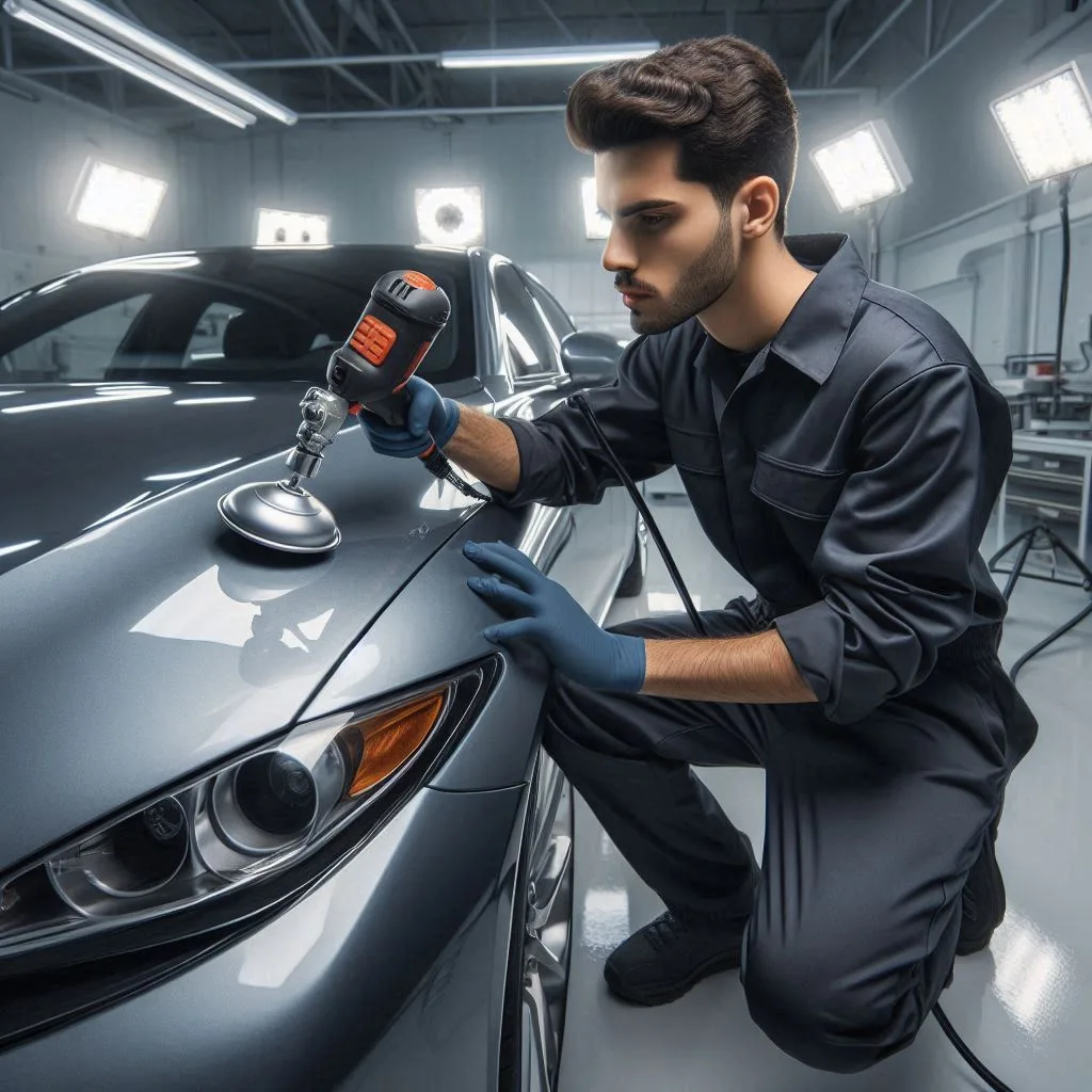 خدمات صافکاری بدون رنگ هاتباکس در تهران اقدسیه