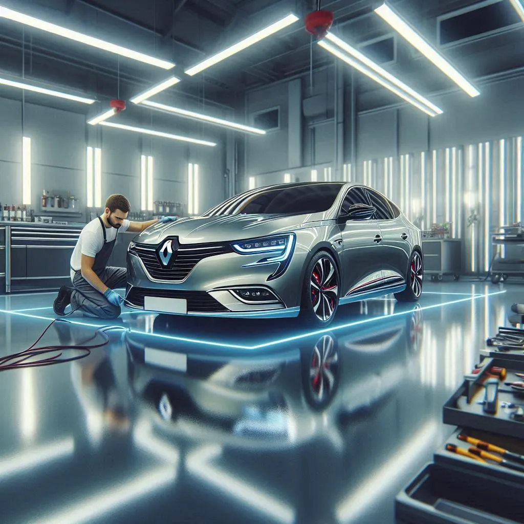 خدمات صافکاری خودرو رنو در تهران گیشا