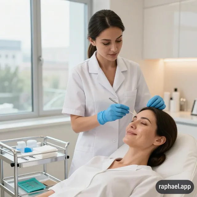 خدمات لیفت شقیقه با نخ در تهران جی