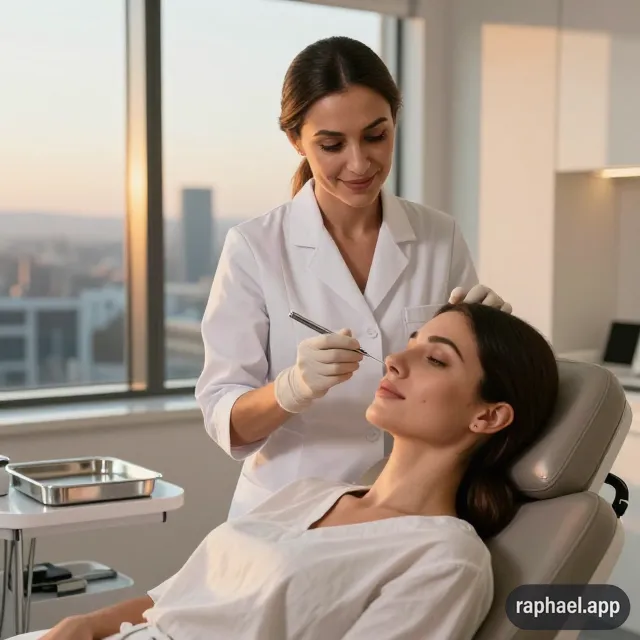 خدمات لیفت شقیقه با نخ در تهران یوسف آباد