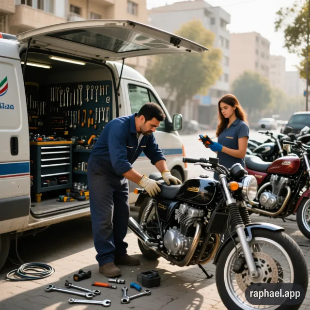 خدمات موتور سازی سیار در تهران امامزاده قاسم