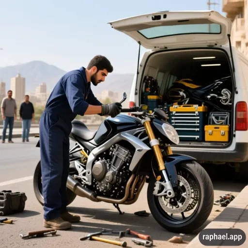 خدمات موتور سازی سیار در تهران شریعتی