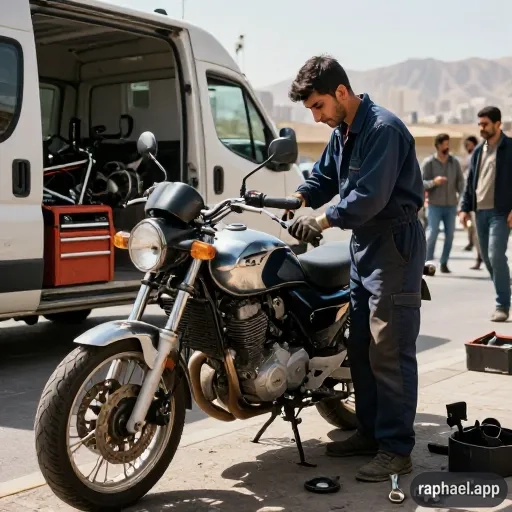 خدمات موتور سازی سیار در تهران فخر آباد