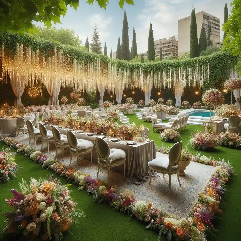 خدمات و اجاره باغ تالار عروسی مختلط در تهران الهیه