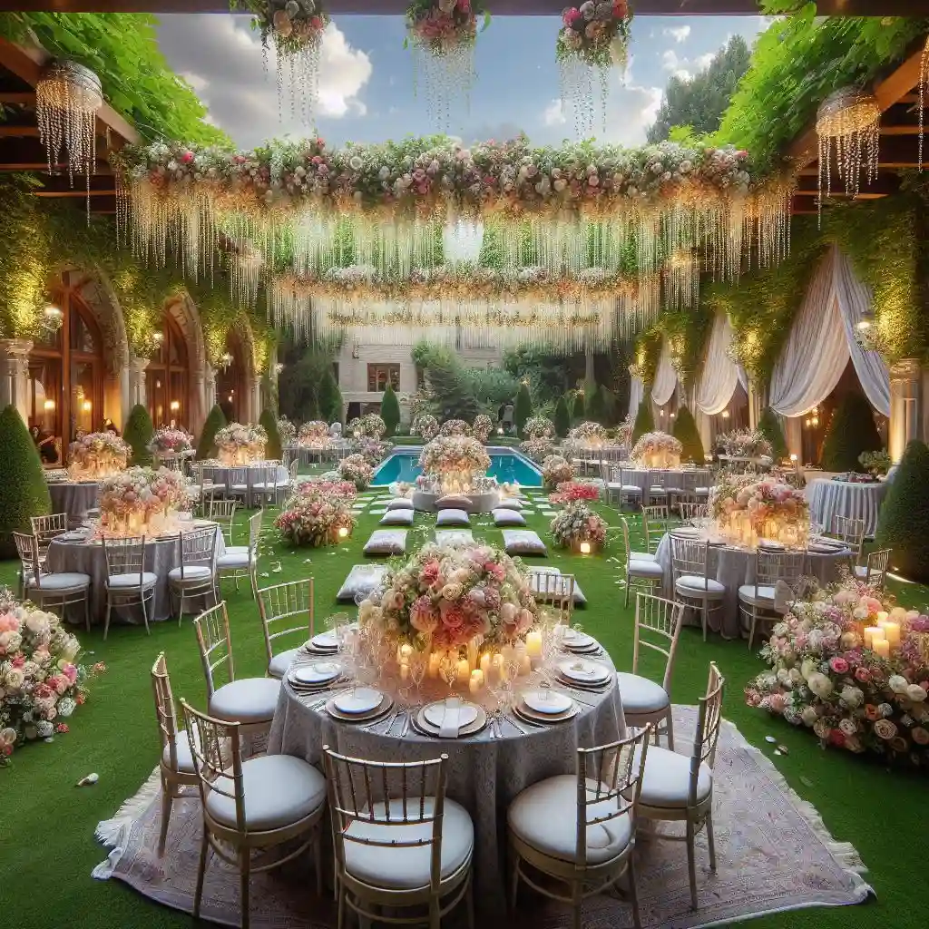 خدمات و اجاره باغ تالار عروسی مختلط در تهران ولنجک