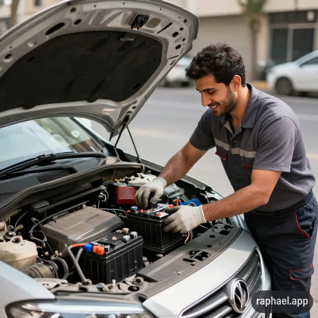 خرید و تعویض باطری ماشین در محل در جنوب تهران