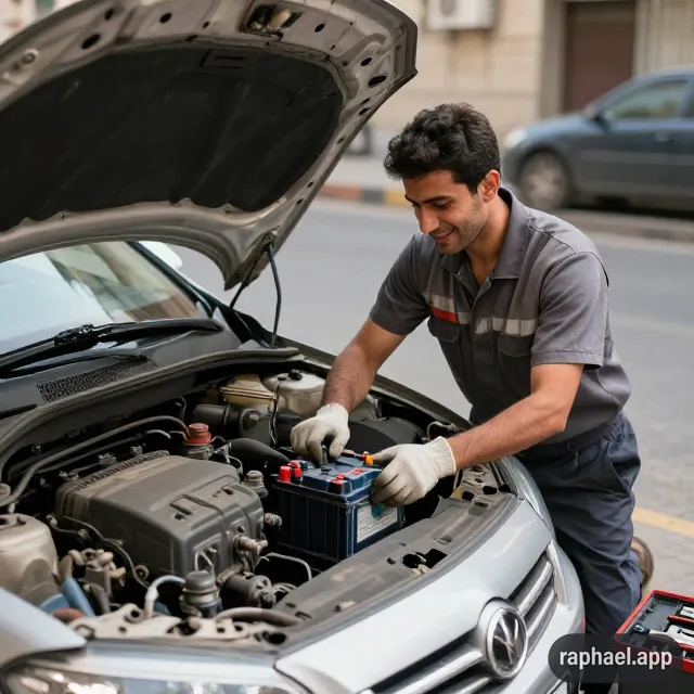 خرید و تعویض باطری ماشین در محل در شرق تهران