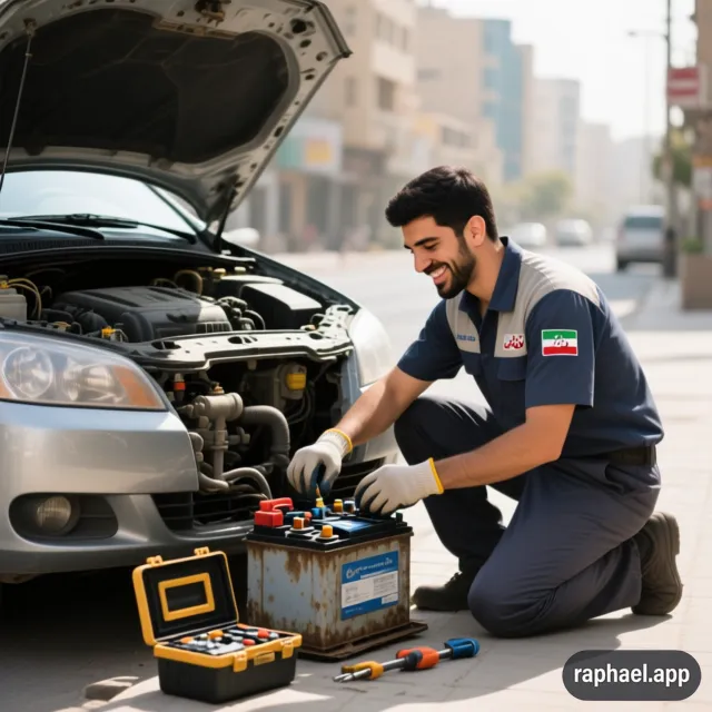 خرید و تعویض باطری ماشین در محل در شمال تهران