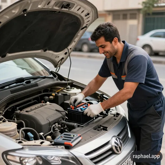 خرید و تعویض باطری ماشین در محل در غرب تهران