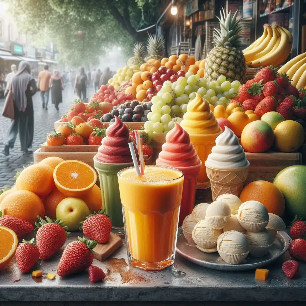 خرید و فروش آبمیوه و بستنی تازه در تهران اکباتان