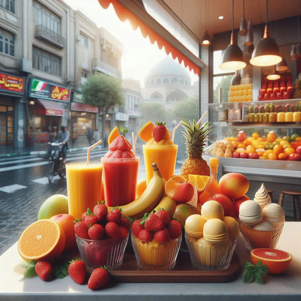 خرید و فروش آبمیوه و بستنی تازه در تهران پونک