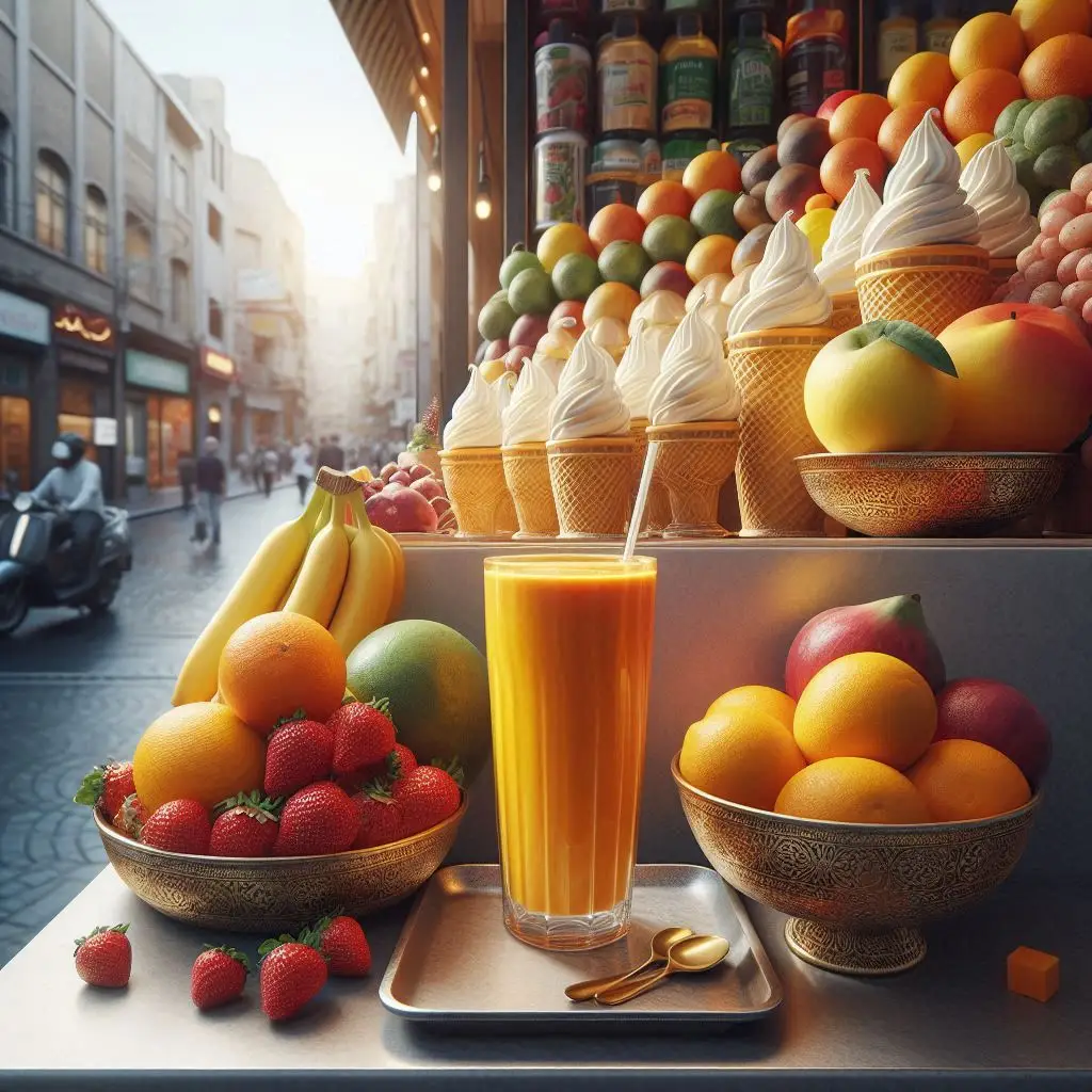 خرید و فروش آبمیوه و بستنی تازه در تهران پونک